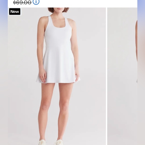 Zella 🎾💛🤍 Outscore Racerback Dress - Picture 3 of 12